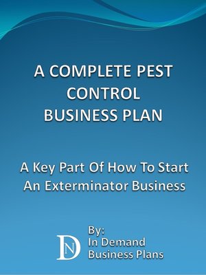 cover image of A Complete Pest Control Business Plan
